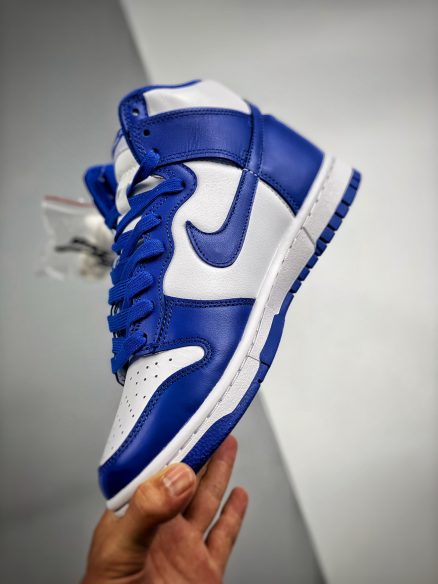 Dunk High ‘kentucky’ White/game Royal-total Orange Dd1399-102 Sneakers For Men And Women
