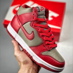 Dunk High Unlv Soft Grey/university Red 850477-001 Men And Women Size From US 5.5 To US 11