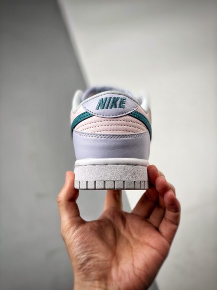 Dunk Low Football Grey/mineral Teal-pearl Pink Fd1232-002 Men And Women Size From US 5.5 To US 11
