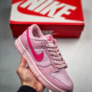 Dunk Low Gs Triple Pink Dh9765-600 Men And Women Size From US 5.5 To US 11