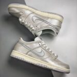 Dunk Low Metallic Silver/sail-white Dx3197-095 Sneakers For Men And Women