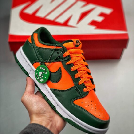 Dunk Low Miami Hurricanes Dd1391-300 Men And Women Size From US 5.5 To US 11