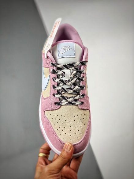 Dunk Low Pink Foam/pure Platinum-phantom Dv3054-600 Sneakers For Men And Women