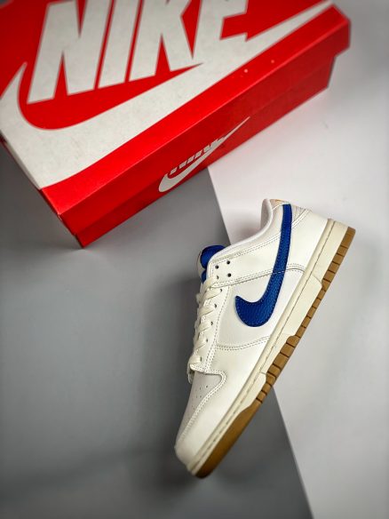Dunk Low Sail/game Royal-sail-gum Light Brown Dx3198-133 Sneakers For Men And Women