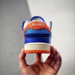 Dunk Low Scrap Knicks White/blue-orange Dm0128-100 Men And Women Size From US 5.5 To US 11