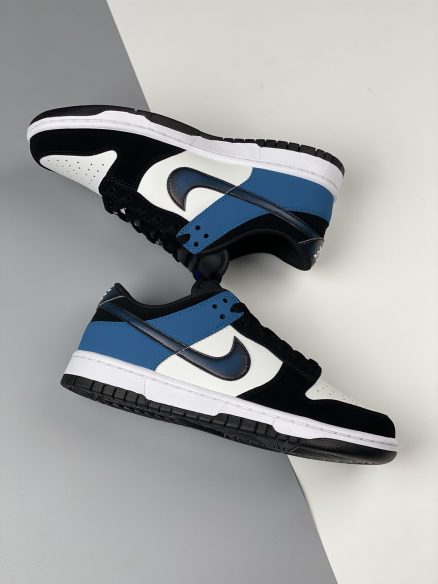 Dunk Low Summit White/indUStrial Blue-black Fd6923-100 Men And Women Size From US 5.5 To US 11