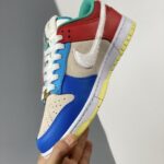 Dunk Low "year Of The Rabbit" Cream/blue/orange Fd4203-111 Men And Women Size From US 5.5 To US 11