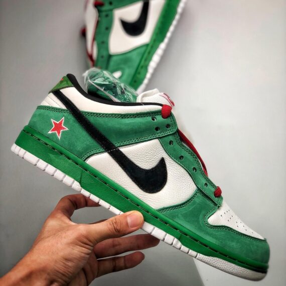 Dunk Sb Low Heineken 304292-302 Men And Women Size From US 5.5 To US 11