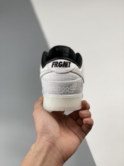 Fragment X Clot X Dunk Low White/black Fn0315-110 Men And Women Size From US 5.5 To US 11