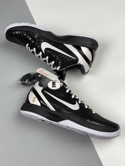 Kobe 6 Protro “mambacita” Black/white-metallic Gold Cw2190-002 Sneakers For Men And Women