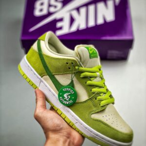 Sb Dunk Low Pro Sour Apple Dm0807-300 Men And Women Size From US 5.5 To US 11