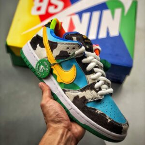 Sb Dunk Low X Ben & Jerry's Chunky Dunky Cu3244-100 Men And Women Size From US 5.5 To US 11