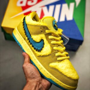 Sb Dunk Low X Grateful Dead "yellow Bear" Cj5378-700 Men And Women Size From US 5.5 To US 11