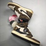 Travis Scott X Air JD 1 Aj1 Cd4487-100 Men And Women Size From US 5.5 To US 11