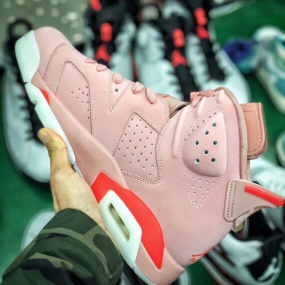 Wmns Aleali May X Air JD 6 Retro 'millennial Pink' Ci0550-600 Men And Women Size From US 5.5 To US 11